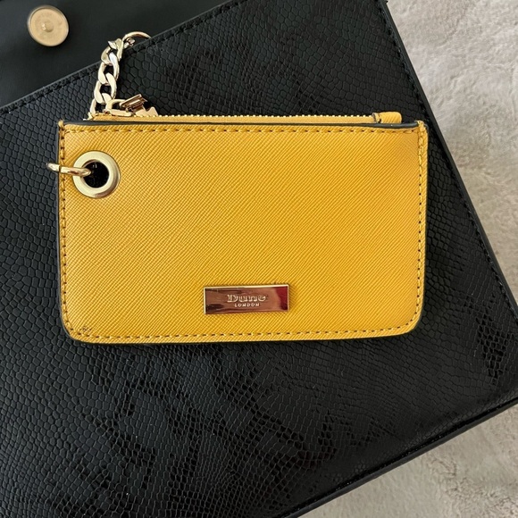 Dune London Black Faux Leather Python Snake Satchel Top Handle Crossbody Bag - Picture 11 of 16